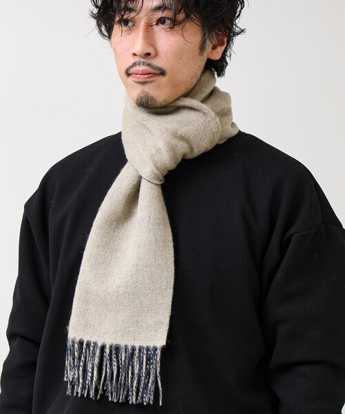 GLOSTER（グロスター） マフラー 「カシミヤブレンド」ウール