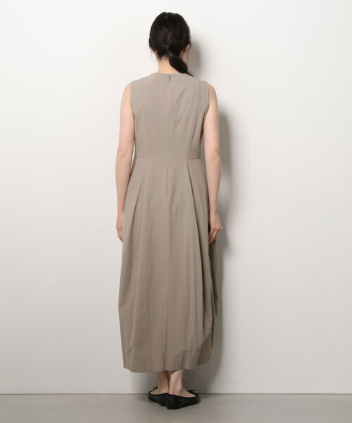 「MARW UNITED ARROWS」 ノースリーブワンピース 38 ベージュ レディースの画像