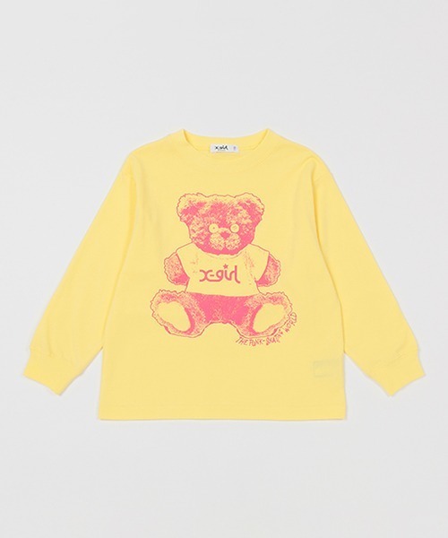 「X-girl Stages」 「KIDS」長袖カットソー 100cm ブラック キッズ_画像3