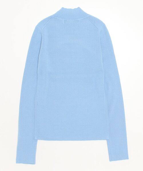 「ESSENTIAL」 長袖カットソー 36 ブルー レディース_画像2