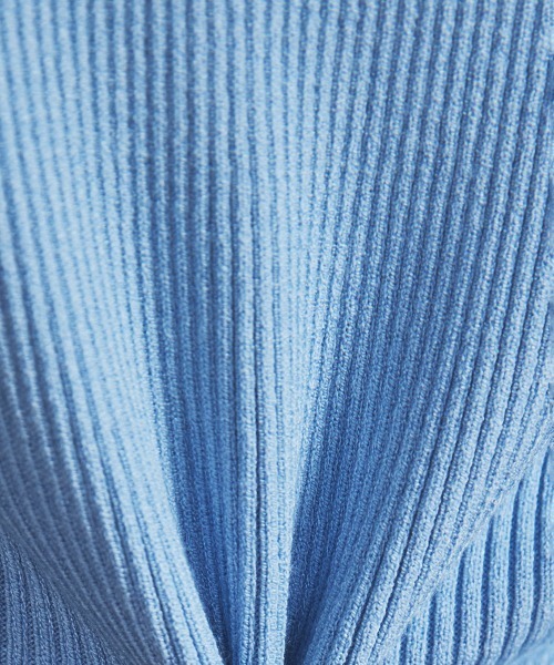 「ESSENTIAL」 長袖カットソー 36 ブルー レディース_画像5
