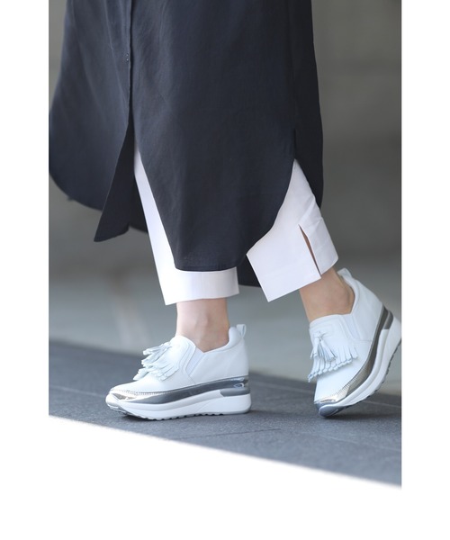 「CAWAII」 シューズ 36 ブラック レディース_画像4