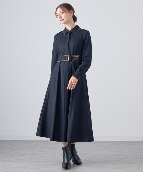 ANAYI（アナイ） シャツワンピース 36 カーキ レディース : ZOZOTOWN