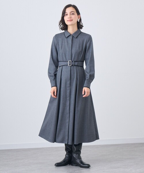 アナイワンピース美品36 ANAYI（アナイ） シャツワンピース 36 カーキ レディース : ZOZOTOWN