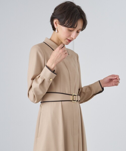 ANAYI（アナイ） シャツワンピース 36 カーキ レディース : ZOZOTOWN