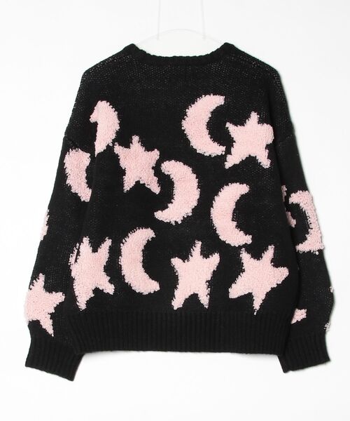 【ROSE BUD】新作 新品未使用 一般販売 売り切れ ハンドメイドニット ROSE BUD（ローズバッド） ニット セーター MOTIF JACQUARD KNIT