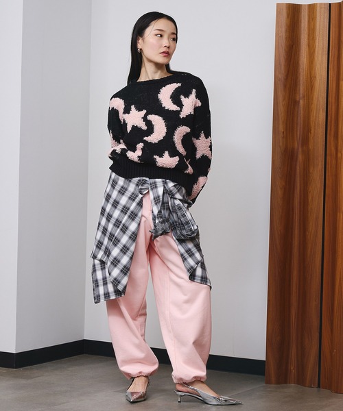 ROSE BUD（ローズバッド） ニット セーター MOTIF JACQUARD KNIT