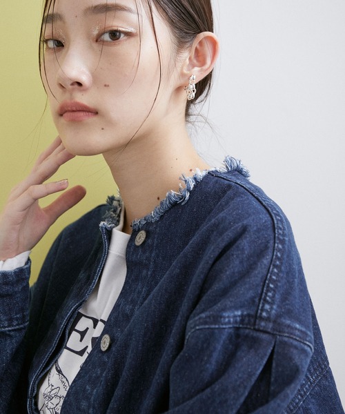 ADAM ET ROPE'（アダムエロペ） デニムジャケット FREE ブルー