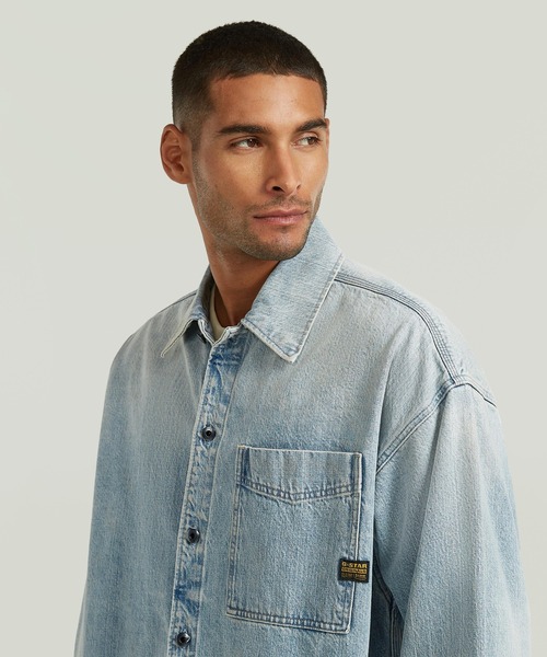 G-STAR RAW シャツ Boxy Fit Overshirt/ボックスシルエットオーバー