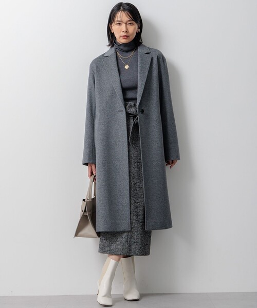 23区（ニジュウサンク） チェスターコート 38 グレー レディース