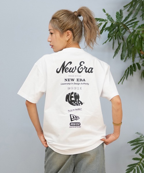 「NEW ERA」 半袖Tシャツ L ブラック レディース_画像5