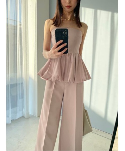 「SNIDEL」 セットアップ 0 ピンクベージュ レディース_画像7