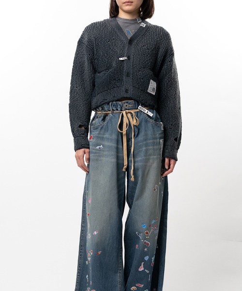 カーディガン Sun Faded Like Knit Cardigan レディースの画像