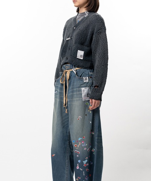 カーディガン Sun Faded Like Knit Cardigan レディースの画像
