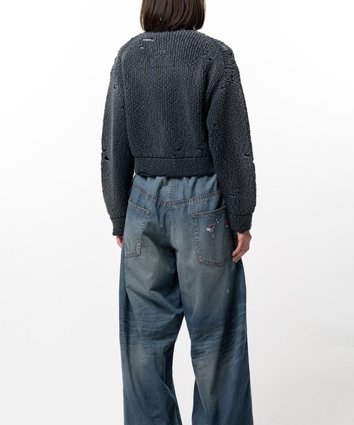 カーディガン Sun Faded Like Knit Cardigan レディースの画像