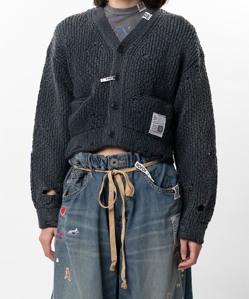 カーディガン Sun Faded Like Knit Cardigan レディースの画像
