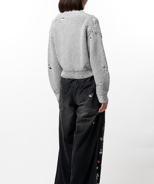 カーディガン Sun Faded Like Knit Cardigan レディースの画像
