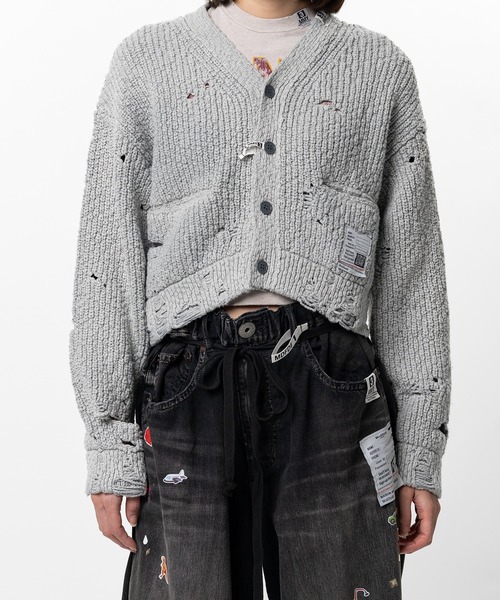 カーディガン Sun Faded Like Knit Cardigan レディースの画像