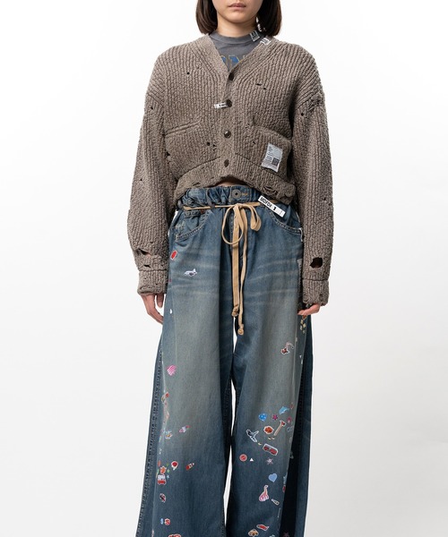 カーディガン Sun Faded Like Knit Cardigan レディースの画像