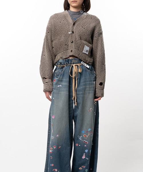 カーディガン Sun Faded Like Knit Cardigan レディースの画像