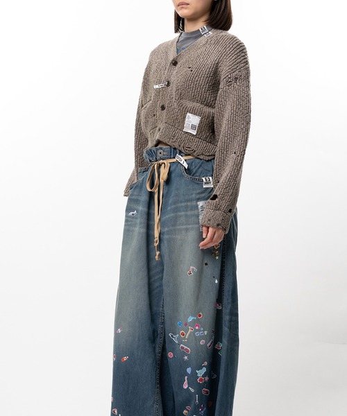 カーディガン Sun Faded Like Knit Cardigan レディースの画像