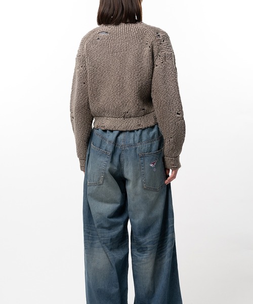 カーディガン Sun Faded Like Knit Cardigan レディースの画像