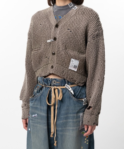カーディガン Sun Faded Like Knit Cardigan レディースの画像