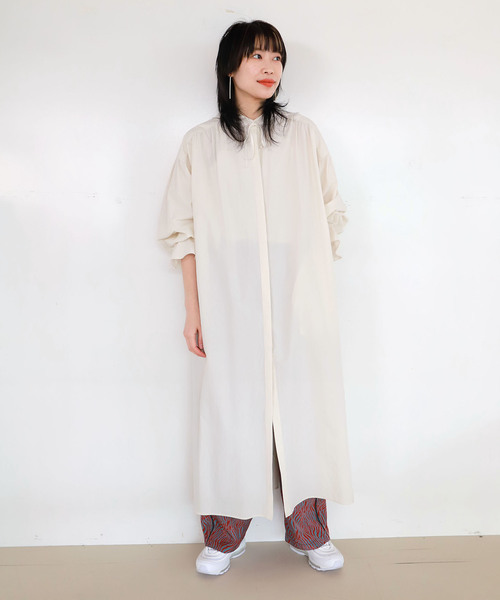 「CITYSHOP」 長袖ワンピース 38 ブラック レディース_画像5