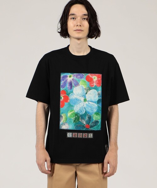 「CABaN」 半袖Tシャツ M ブラック系その他 メンズ_画像3