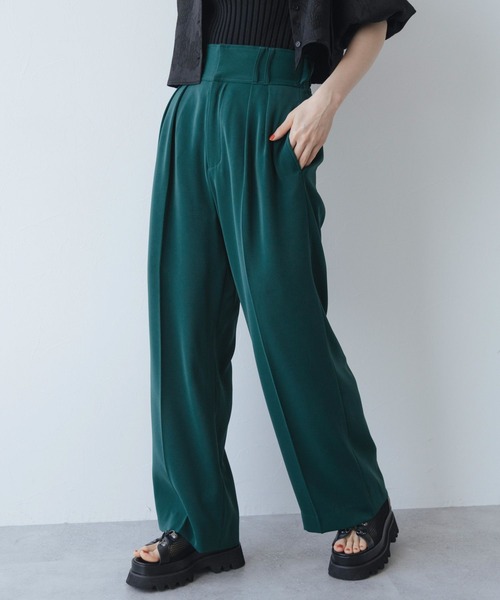 「HARE」 パンツ FREE グリーン レディース_画像5