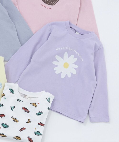 apres les cours（アプレレクール） tシャツ アソートモチーフ長袖T