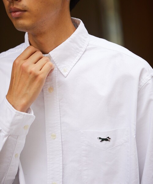 「TOWNCRAFT」 長袖シャツ SMALL ブルー メンズ_画像3