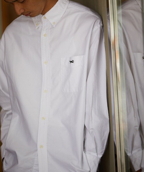 「TOWNCRAFT」 長袖シャツ SMALL ブルー メンズ_画像4