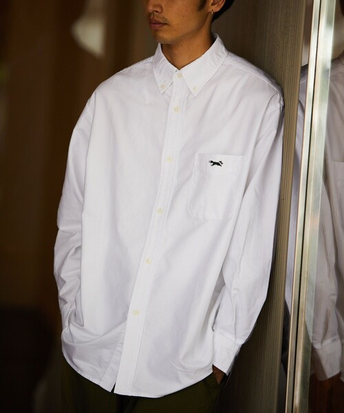 「TOWNCRAFT」 長袖シャツ SMALL ブルー メンズ_画像5