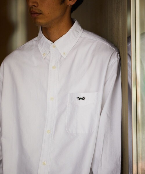 「TOWNCRAFT」 長袖シャツ SMALL ブルー メンズ_画像6