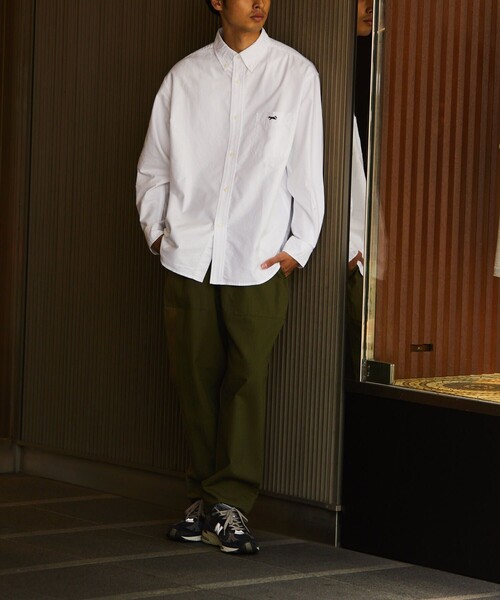 「TOWNCRAFT」 長袖シャツ SMALL ブルー メンズ_画像7