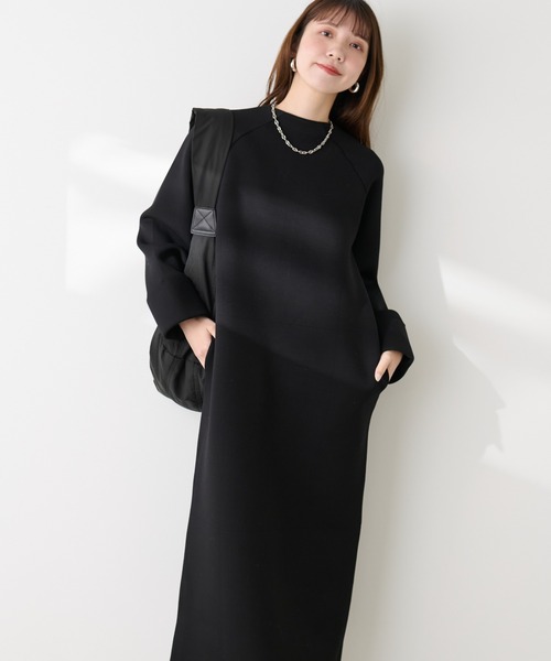 「natural couture」 長袖ワンピース FREE オフホワイト レディース_画像5