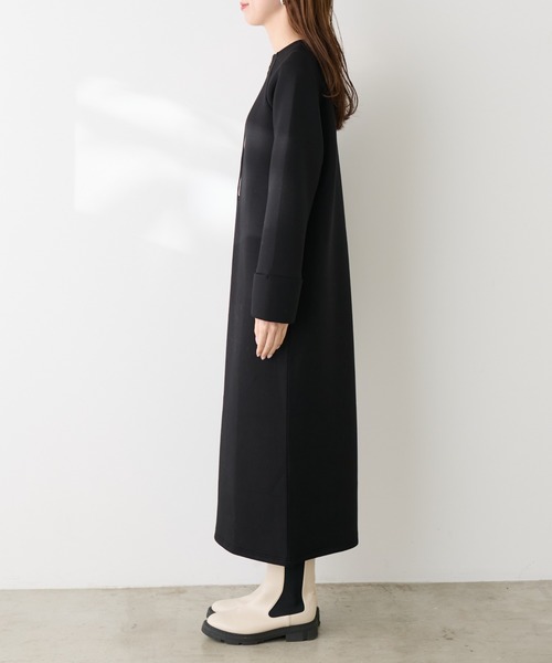 「natural couture」 長袖ワンピース FREE オフホワイト レディース_画像9