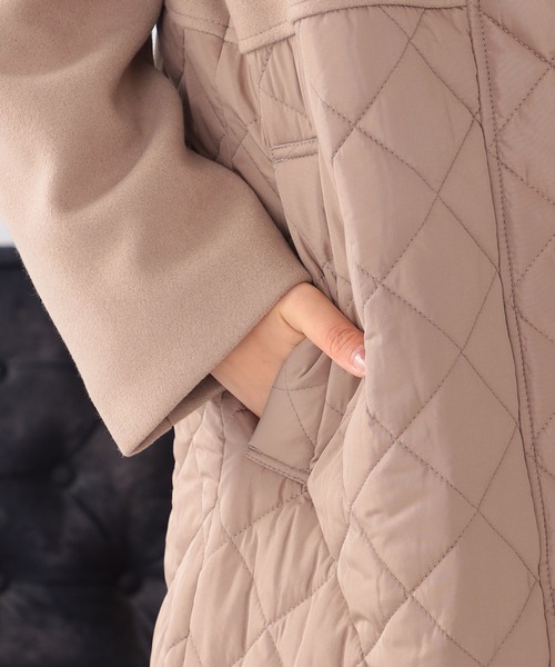 「GALLORIA」 コート S ネイビー レディース_画像4