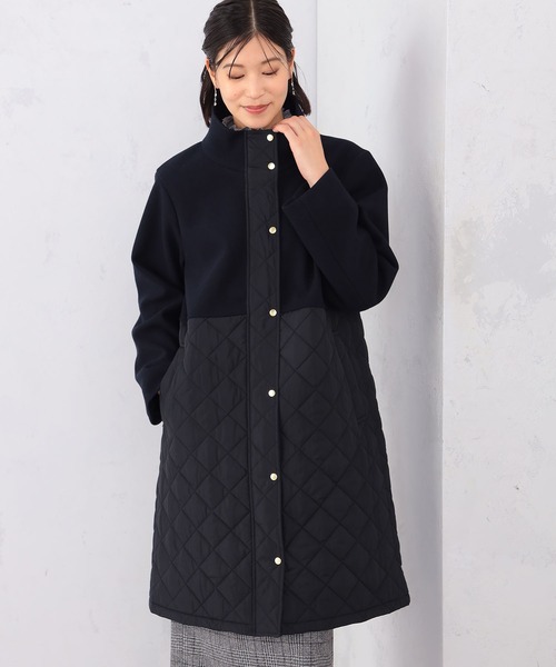 「GALLORIA」 コート S ネイビー レディース_画像6