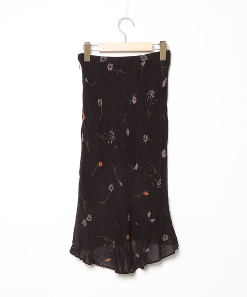 「STRAWBERRY-FIELDS」 レーススカート - ブラウン レディース_画像2