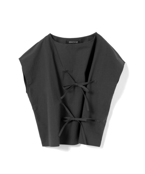 mizuiroind（ミズイロインド） tシャツ 半袖 リボンプルオーバー