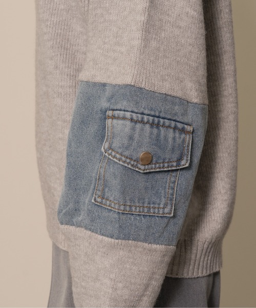 「DOLLUPOOPS」 長袖カットソー 38 チャコールグレー レディース_画像6