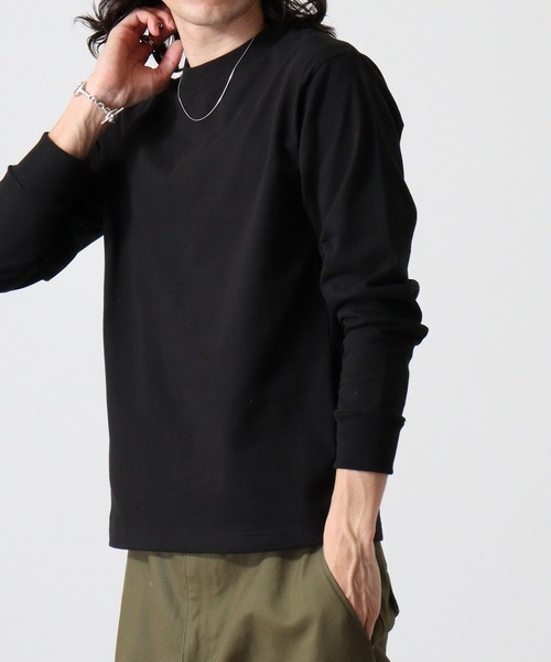 「CROSS & STITCH」 長袖Tシャツ S ネイビー メンズ_画像2