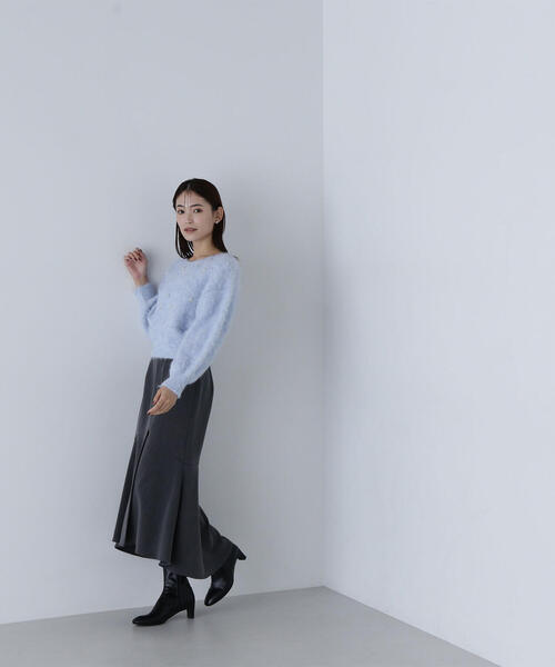 「NATURAL BEAUTY BASIC」 スカート MEDIUM オレンジ レディース_画像8
