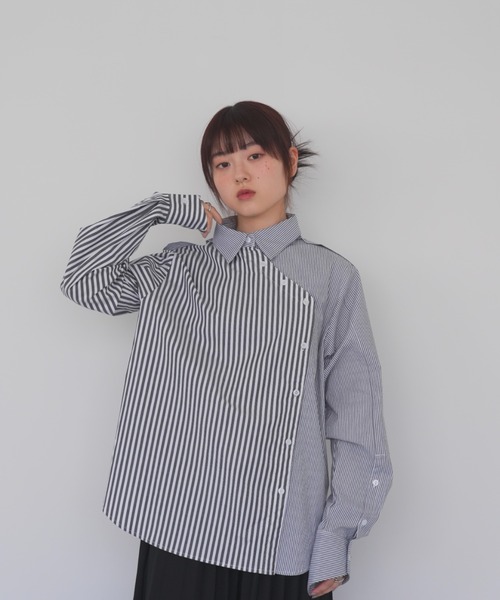 「Uenui」 長袖シャツ FREE ブラック レディース_画像9