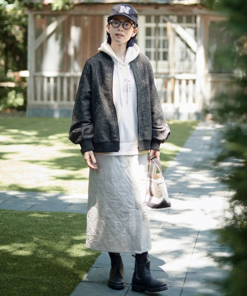 「Sunny clouds」 スカート LL ベージュ レディース_画像2