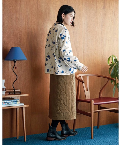 「Sunny clouds」 スカート LL ベージュ レディース_画像8