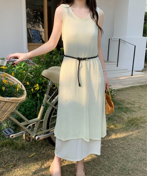 Maison Calme ワンピース 「26年春夏新作」「セットアイテム」2WAY
