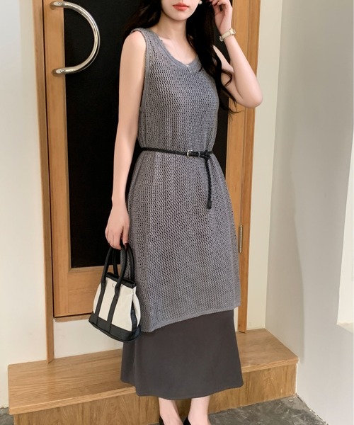 Maison Calme ワンピース 「26年春夏新作」「セットアイテム」2WAY